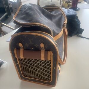 Louis Vuitton dog carrier bag